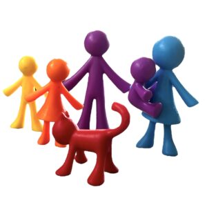 Rainbow Family Set (6 pieces)