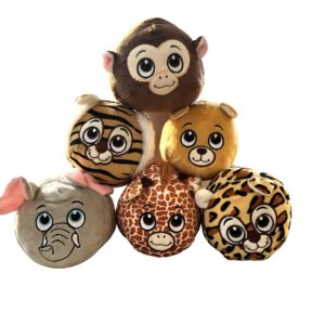Wild Animal Soft Toy Set