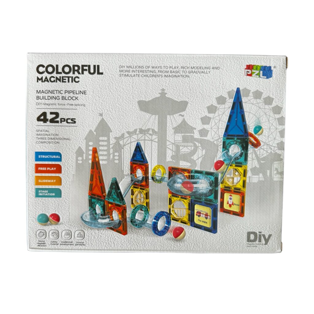 Magnetic Pipeline Building Blocks – Child Therapy Toolbox