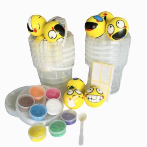 Emoji Ball and Bucket Paint Set