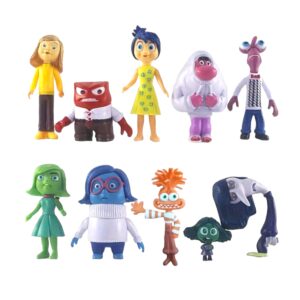 Inside Out Emotion Characters - 10 Figurines