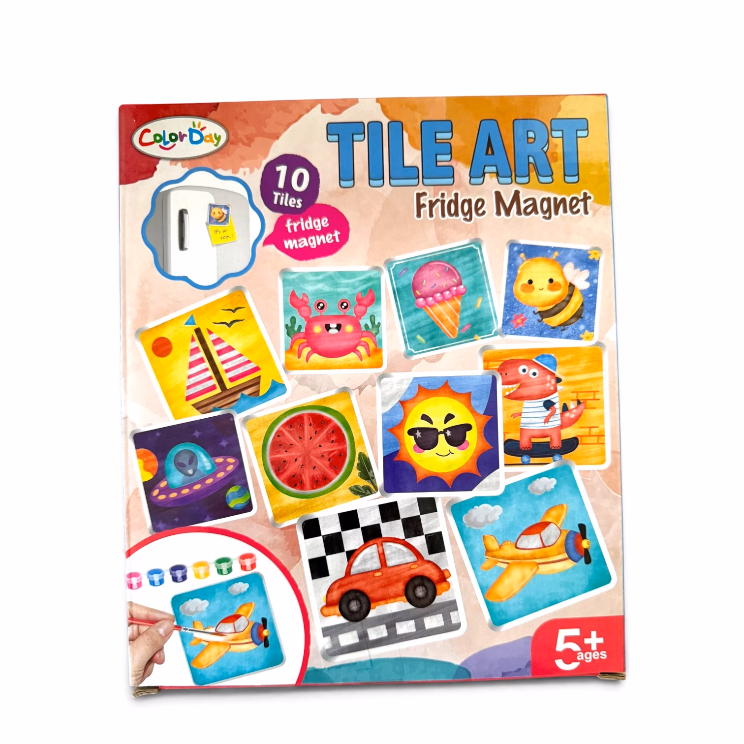 Tile Art Fridge Magnets - Creative & Therapeutic Art Activity